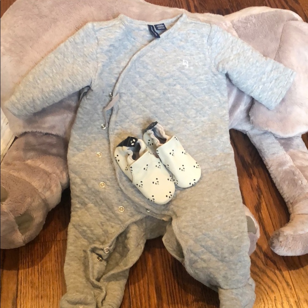 Janie jack quilted bodysuit